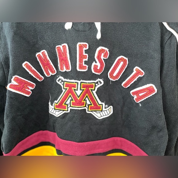 Minnesota Gophers Vintage Pullover Black, Gold, Burgundy Men’s Small - Picture 2 of 5